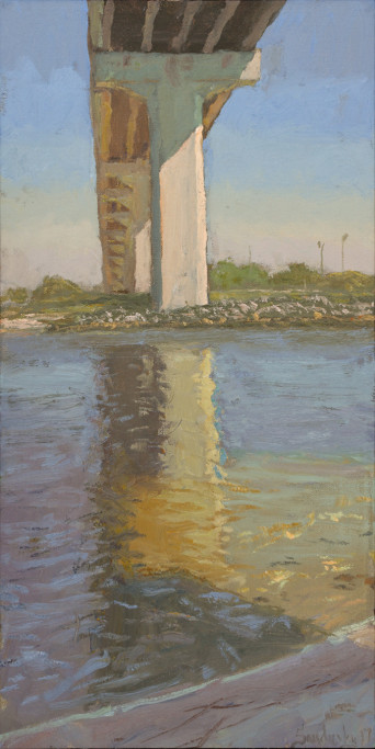 Bridge Over the Inter-coastal Waterway, Port St. Joe, FL. This was one of my pieces as an invited artist to Forgotten Coast Plein Air 