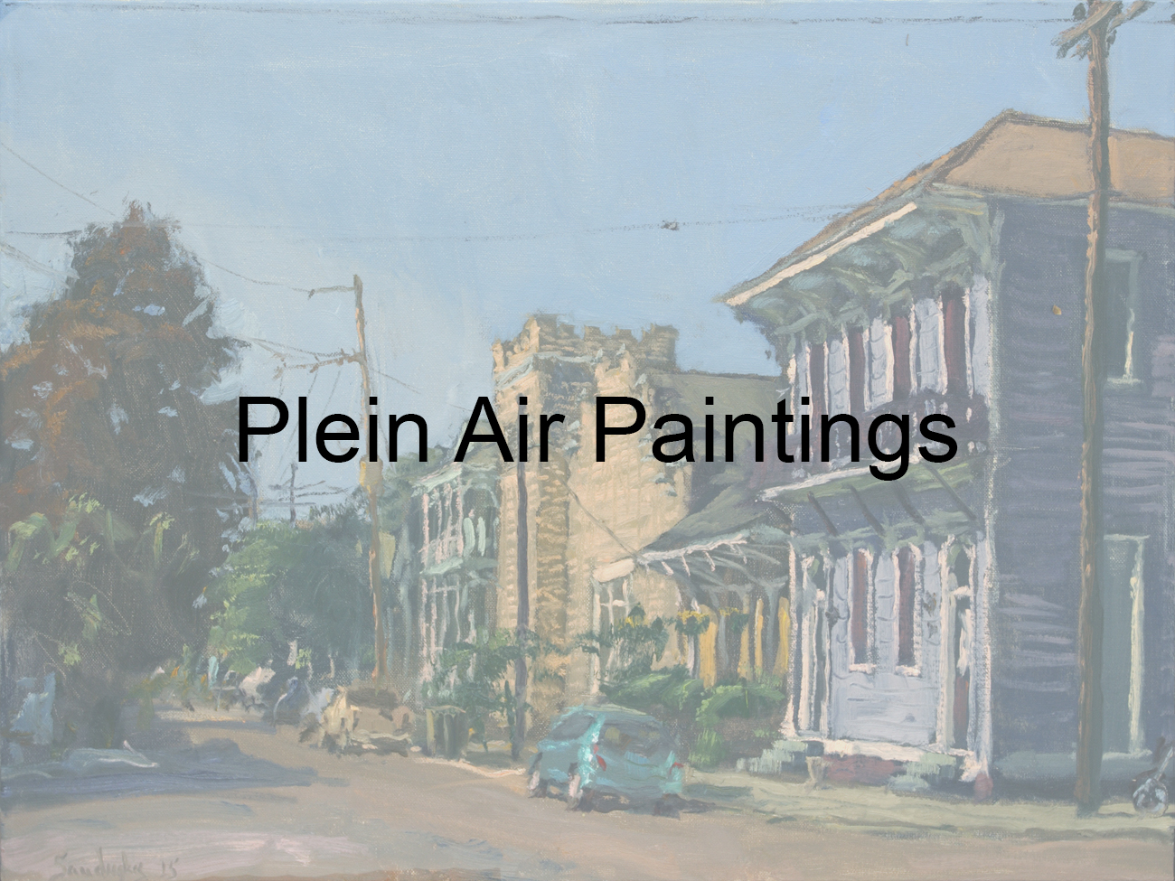 Paintings - Plein Air Paintings